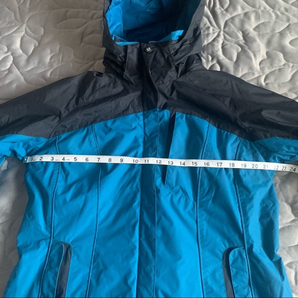 Columbia Women’s Interchange Waterproof Coat Blue/Black Size L - Picture 8 of 14
